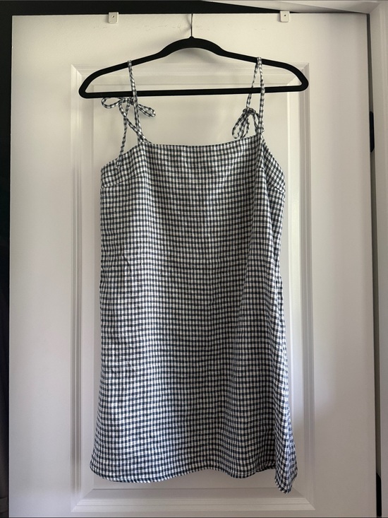 Reformation Dresses & Skirts - Women’s Gingham Tie-Strap Mini Dress
